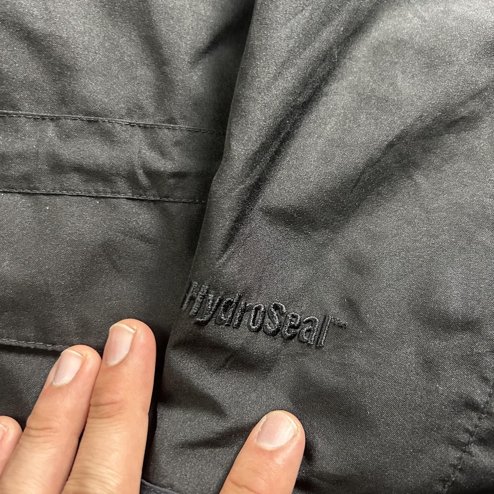 The North Face HydroSeal Jacket Mens XL Black Hooded Rain Waterproof Shell - Picture 3 of 8